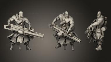 Military figurines lason 3d model